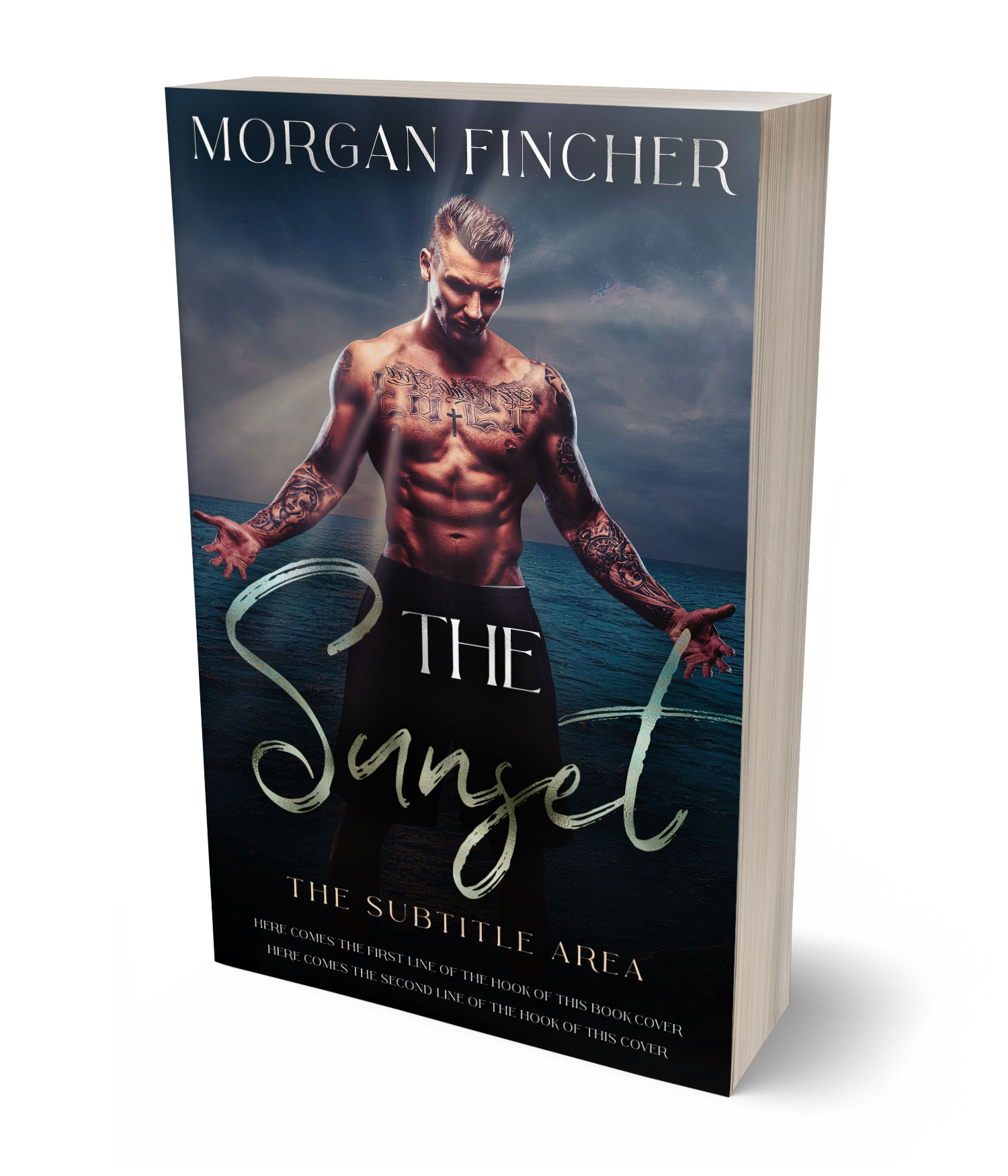 3D view of Premade Romance Book Cover - Mirage #36921 | BookCoverZone*