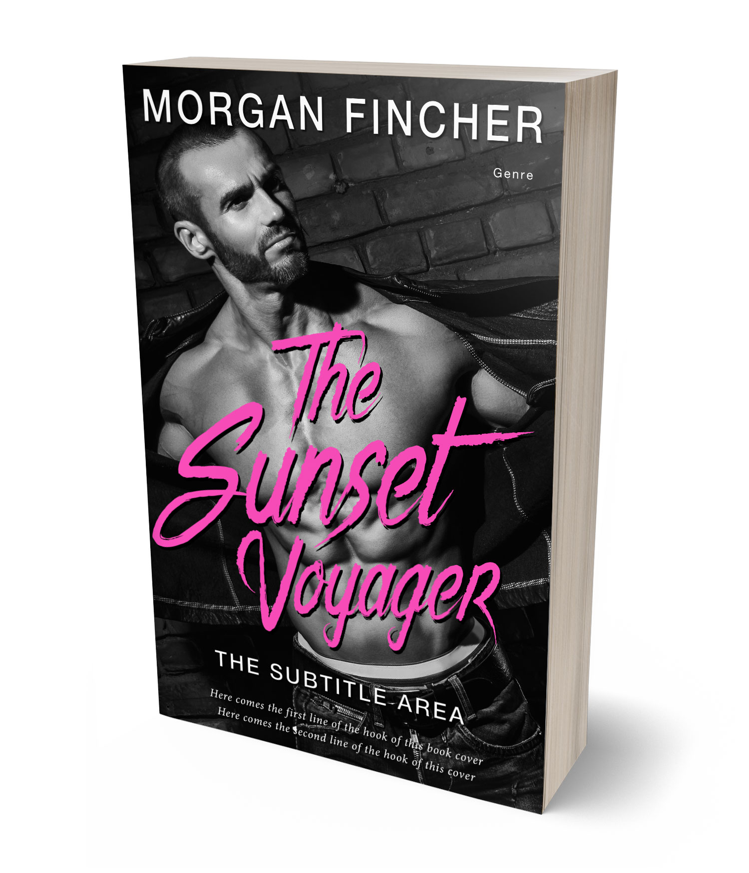 3D view of Premade Erotica Book Cover - Can Can #36937 | BookCoverZone*