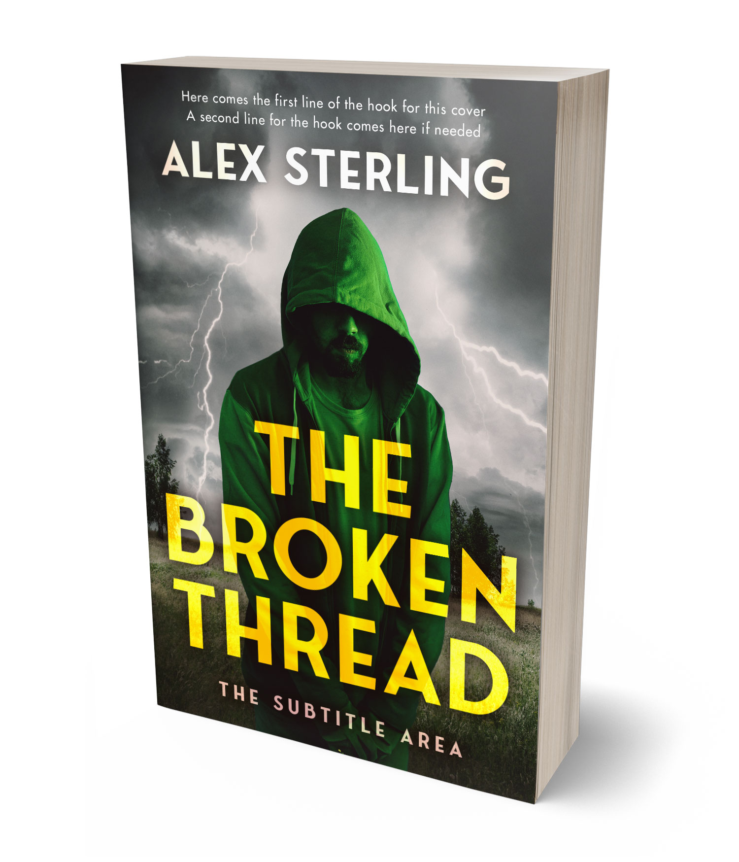 3D view of Premade Mystery & Thriller & Suspense Book Cover - Chenin #36941 | BookCoverZone*