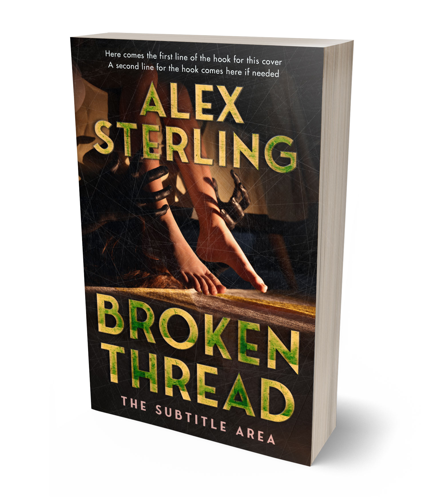 3D view of Premade Mystery & Thriller & Suspense Book Cover - Sundance #36952 | BookCoverZone*