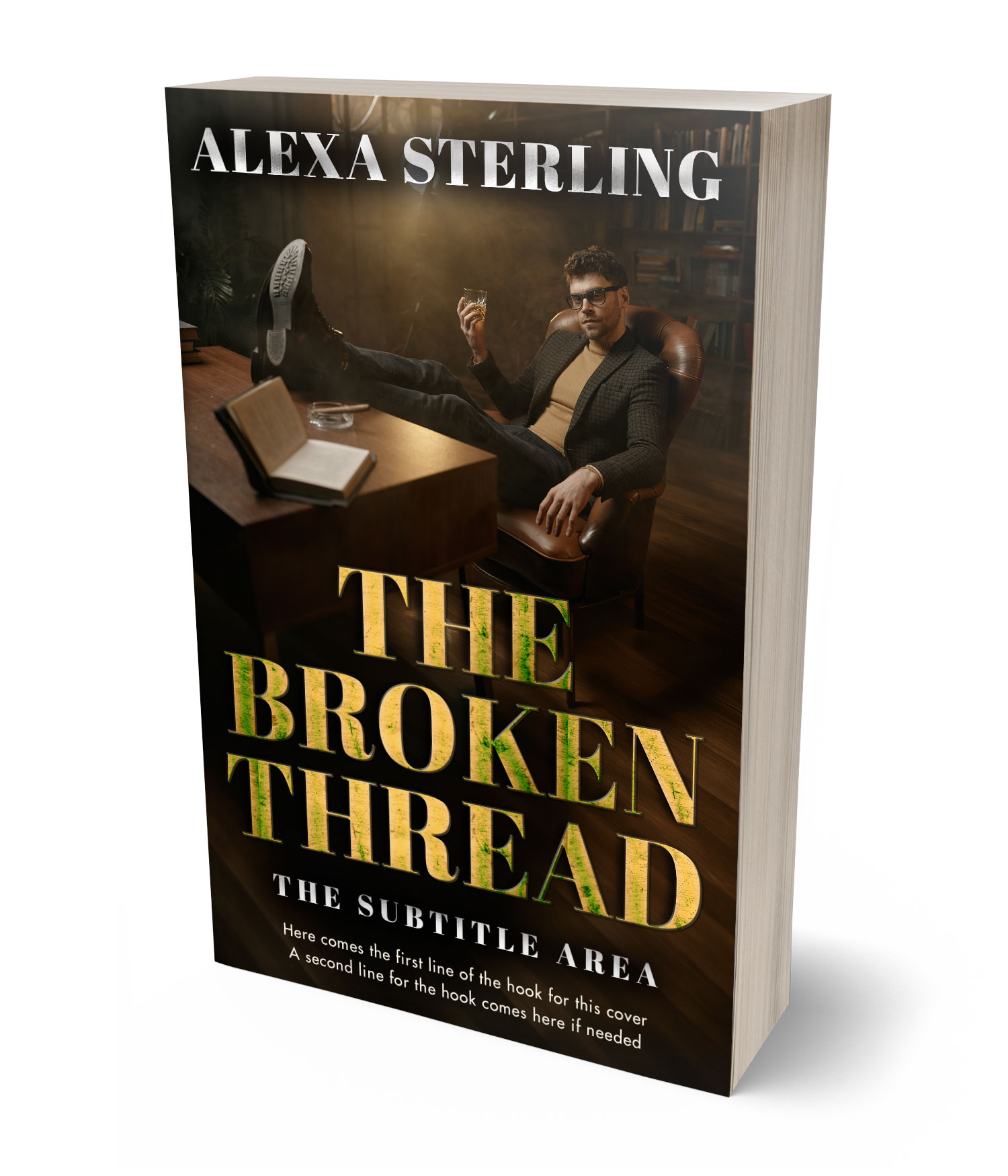 3D view of Premade Mystery & Thriller & Suspense Book Cover - Eternity #36960 | BookCoverZone*