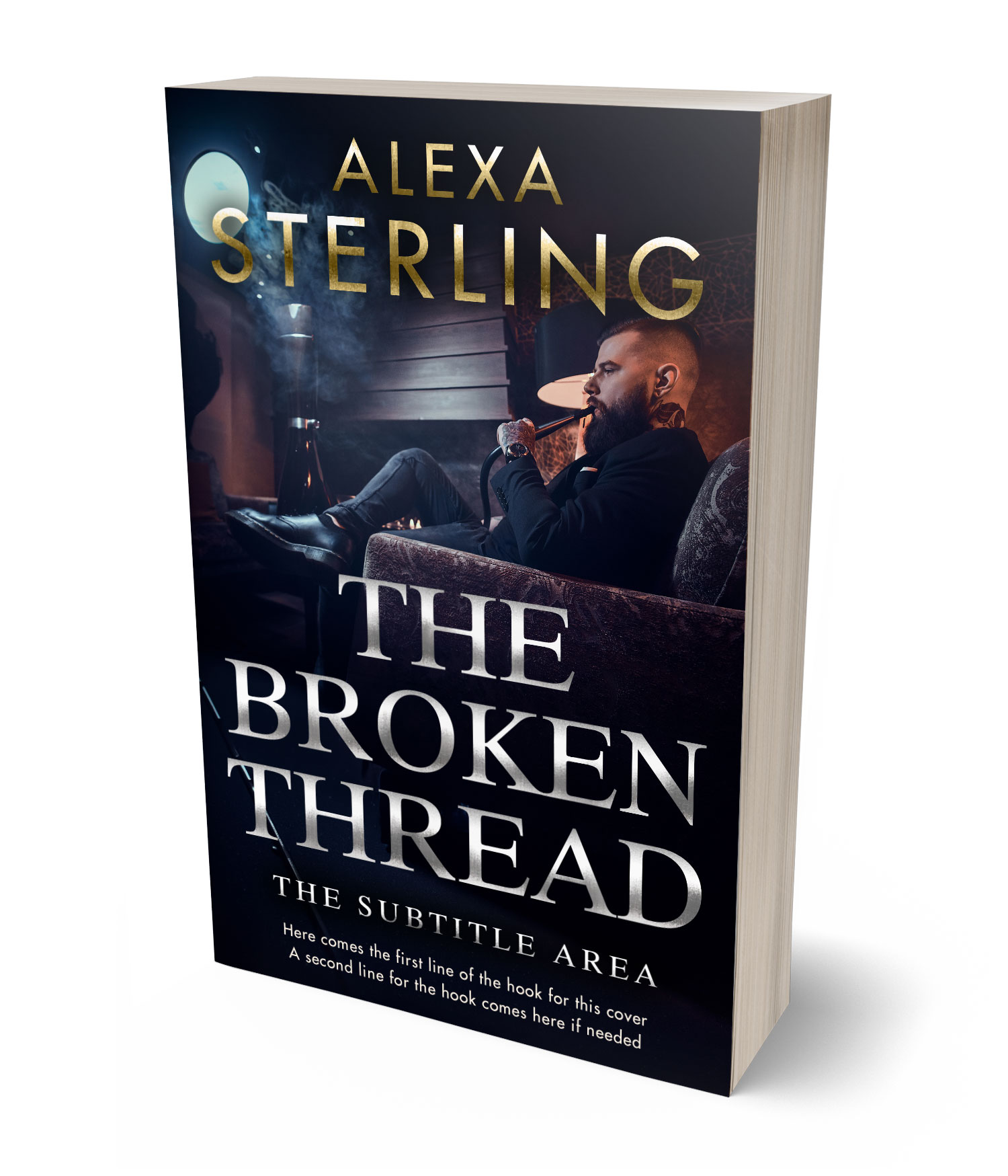 3D view of Premade Mystery & Thriller & Suspense Book Cover - Vulcan #36961 | BookCoverZone*