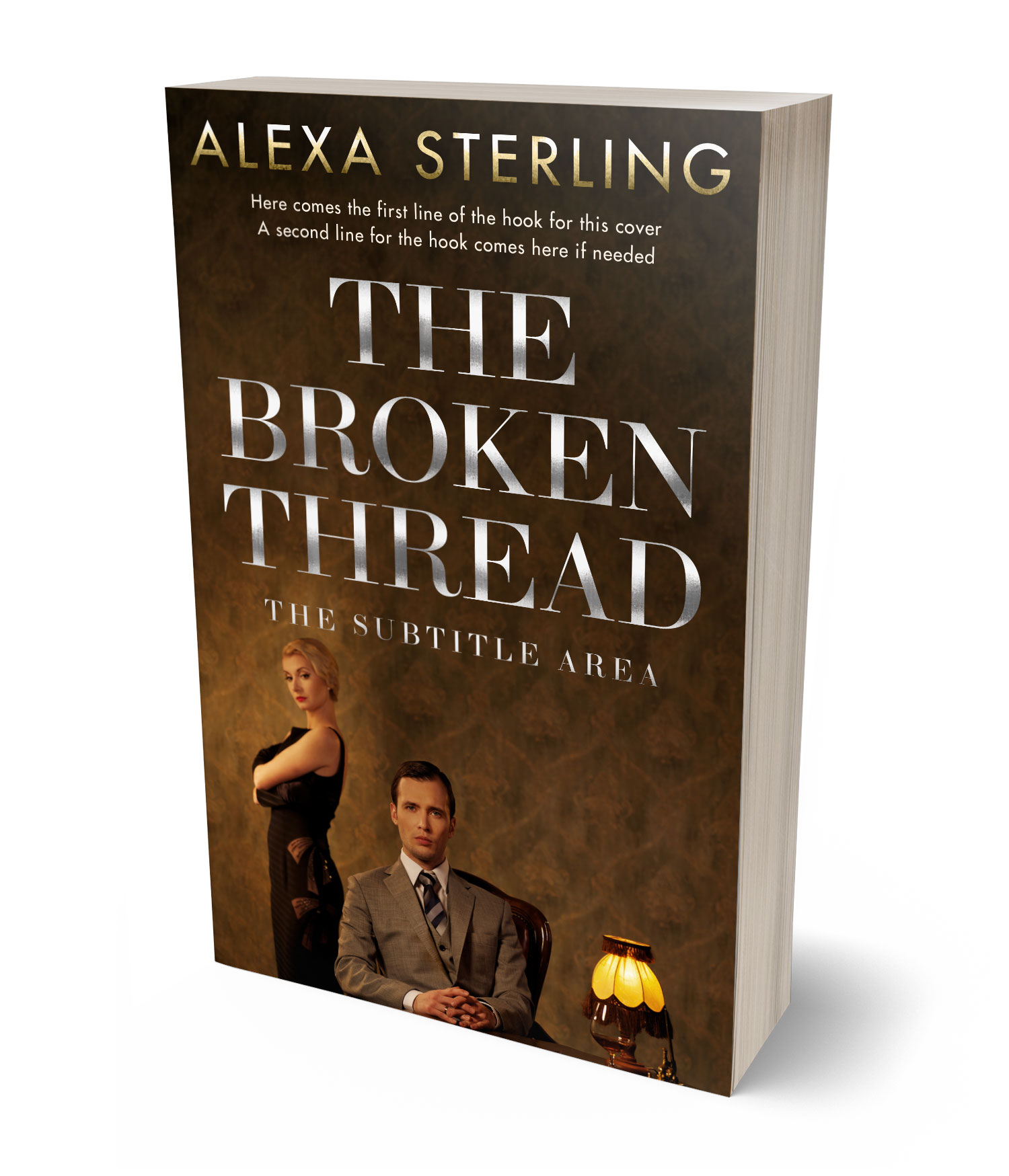 3D view of Premade Mystery & Thriller & Suspense Book Cover - Sambuca #36962 | BookCoverZone*