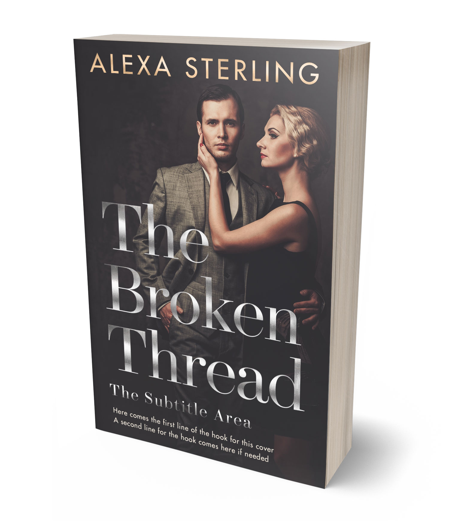 3D view of Premade Romance Book Cover - Tundora #36963 | BookCoverZone*