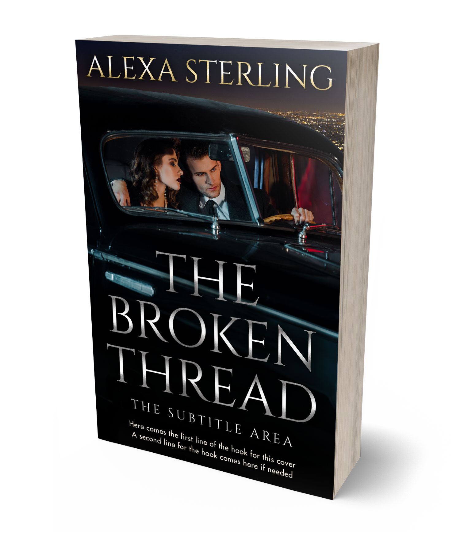 3D view of Premade Mystery & Thriller & Suspense Book Cover - Woodsmoke #36968 | BookCoverZone*