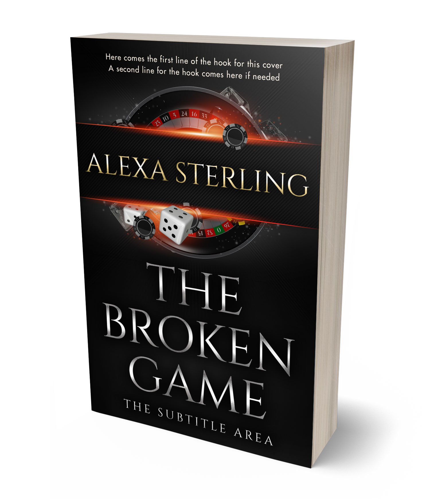 3D view of Premade Mystery & Thriller & Suspense Book Cover - Cod Gray #36970 | BookCoverZone*
