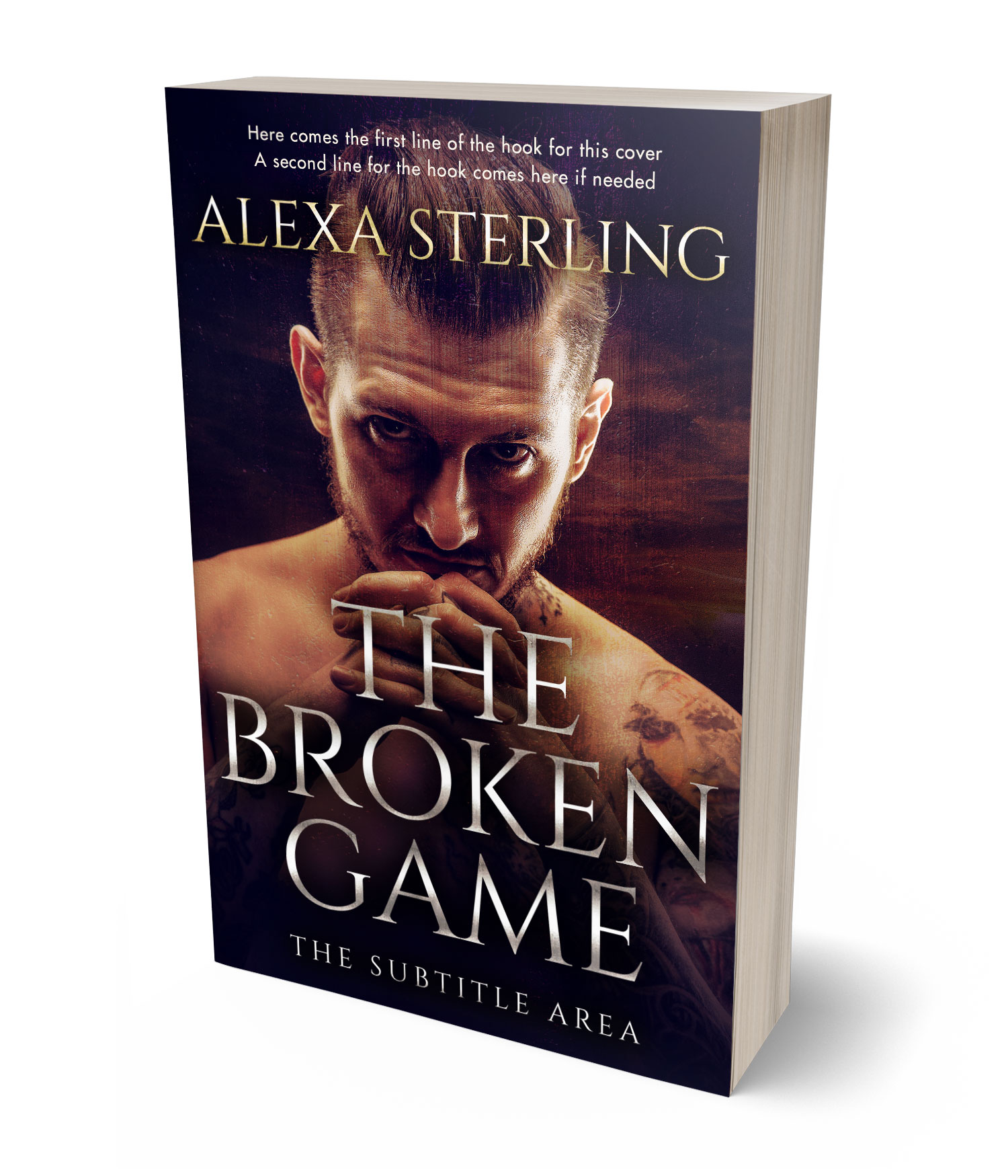 3D view of Premade Mystery & Thriller & Suspense Book Cover - Brandy Rose #36975 | BookCoverZone*