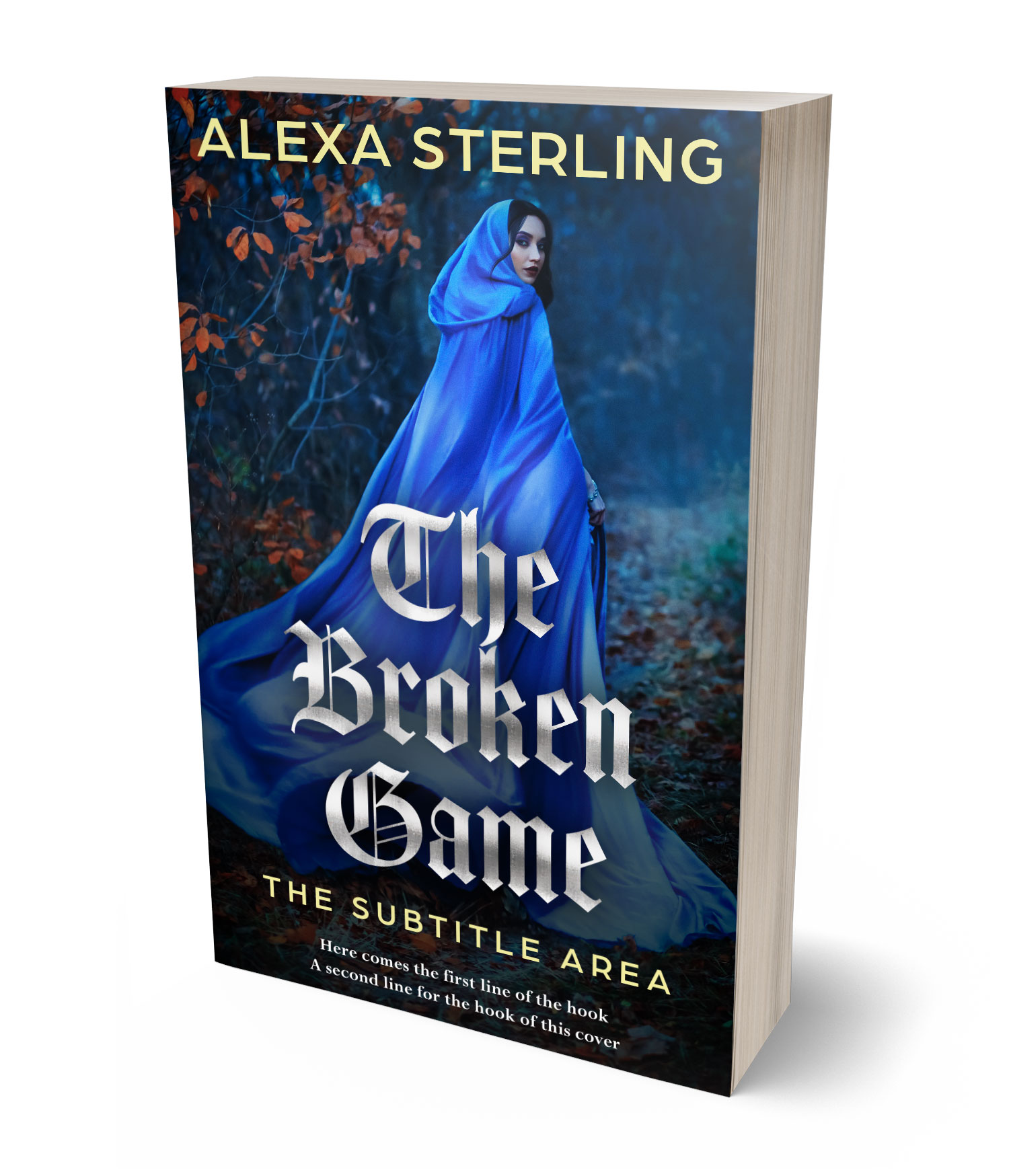 3D view of Premade Mystery & Thriller & Suspense Book Cover - Big Stone #36993 | BookCoverZone