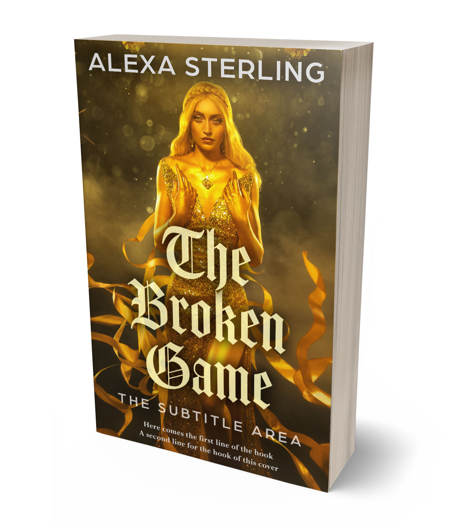 3D view of Premade Fantasy Book Cover - Punga #36994 | BookCoverZone