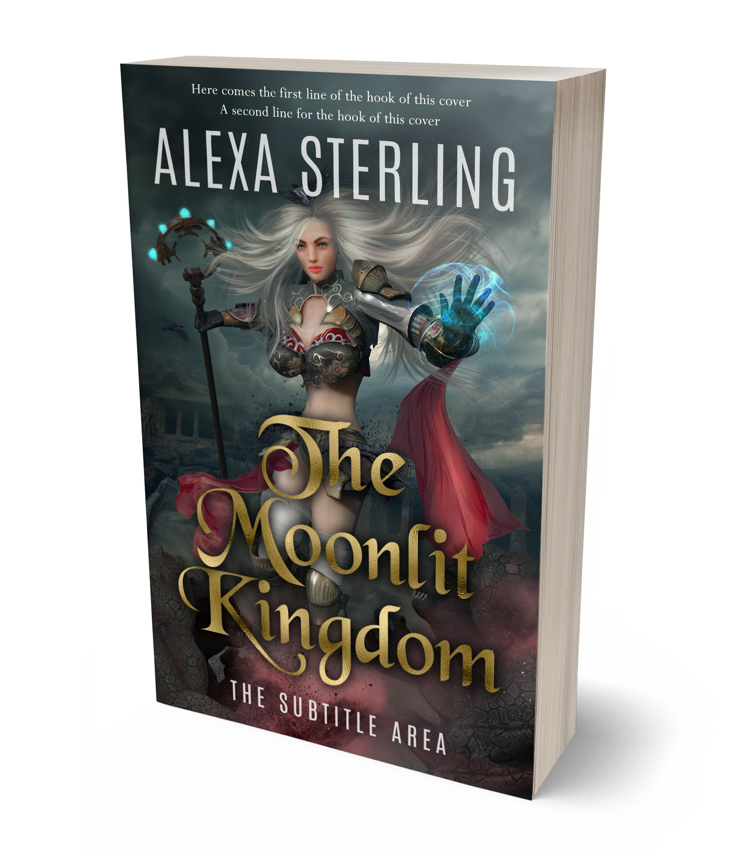 3D view of Premade Fantasy Book Cover - Cape Cod #37009 | BookCoverZone*