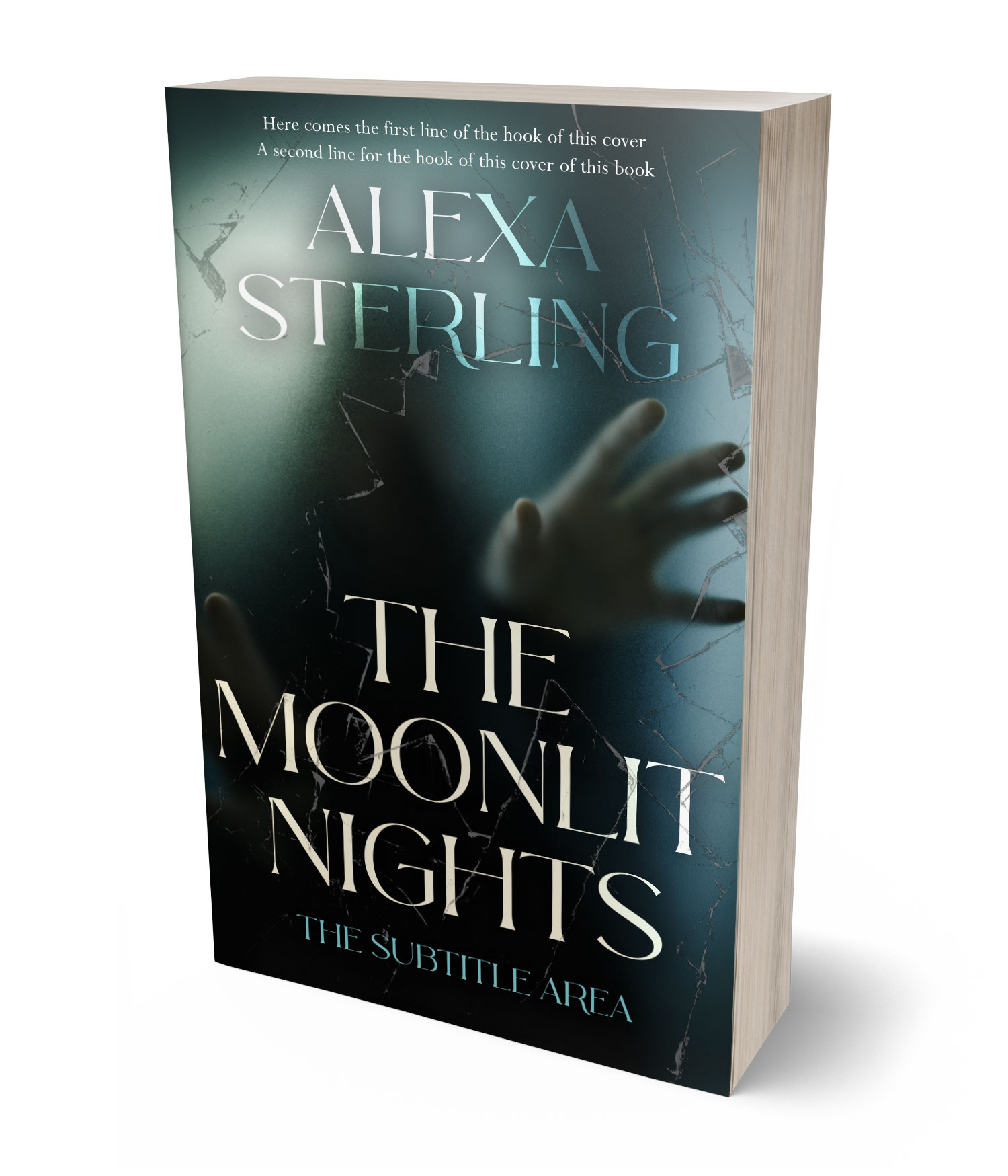 3D view of Premade Mystery & Thriller & Suspense Book Cover - Bunker #37066 | BookCoverZone*