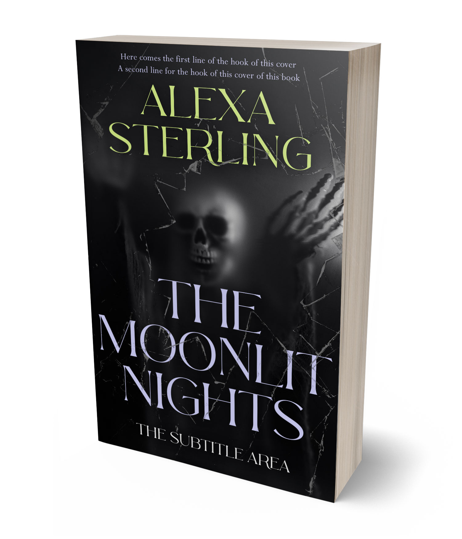 3D view of Premade Horror Book Cover - Woodsmoke #37067 | BookCoverZone*