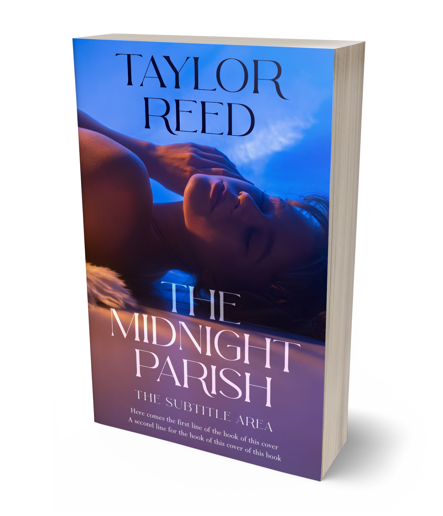 3D view of Premade Romance Book Cover - Voodoo #37102 | BookCoverZone*