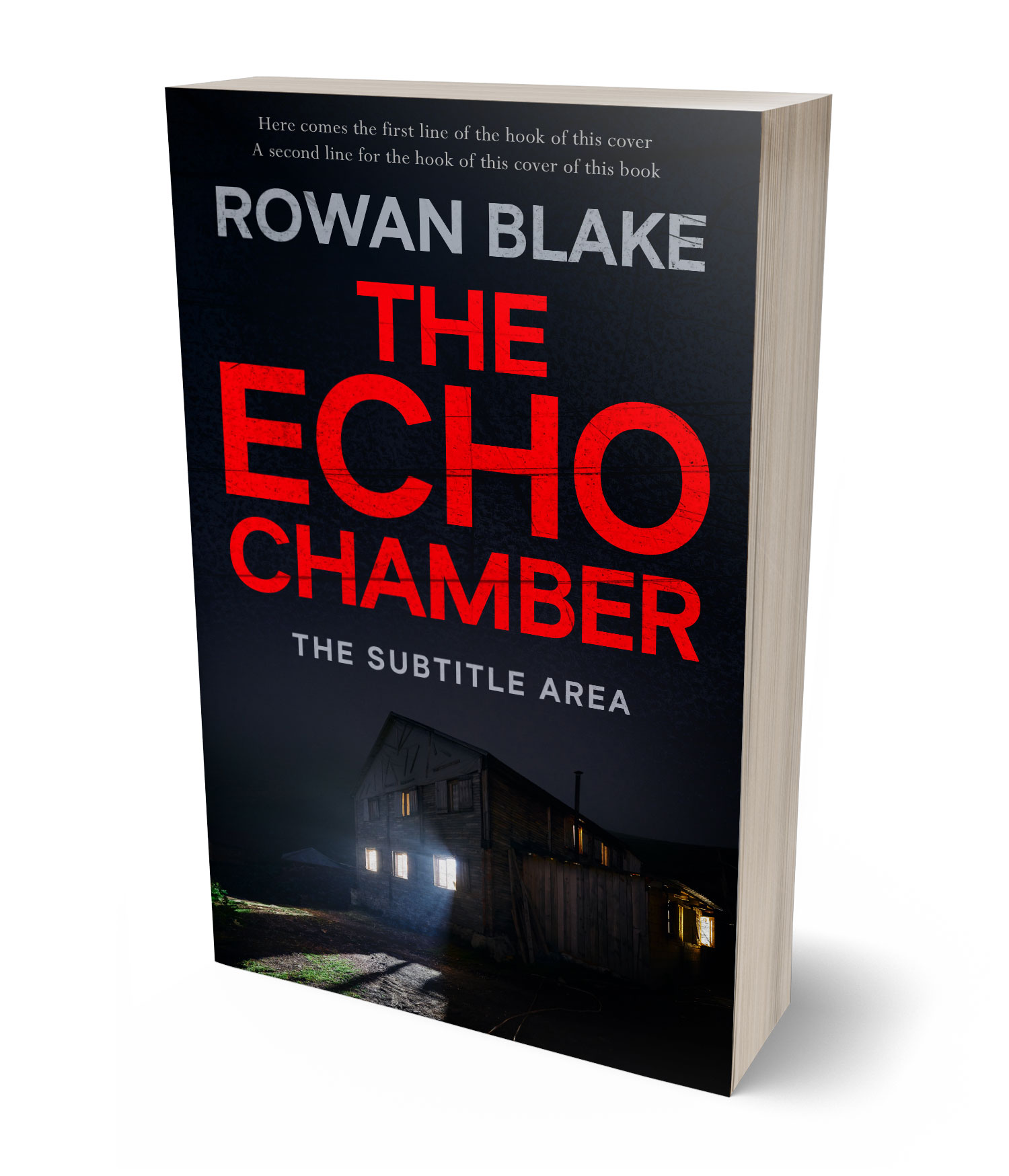 3D view of Premade Mystery & Thriller & Suspense Book Cover - Punch #37118 | BookCoverZone*