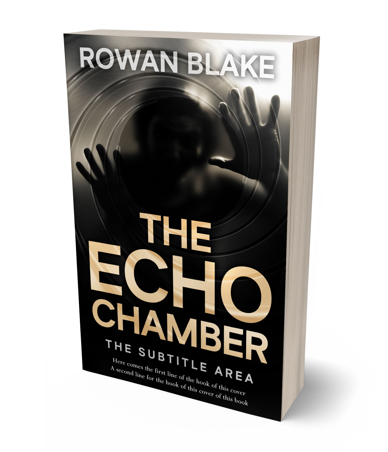 3D view of Premade Mystery & Thriller & Suspense Book Cover - Akaroa #37125 | BookCoverZone