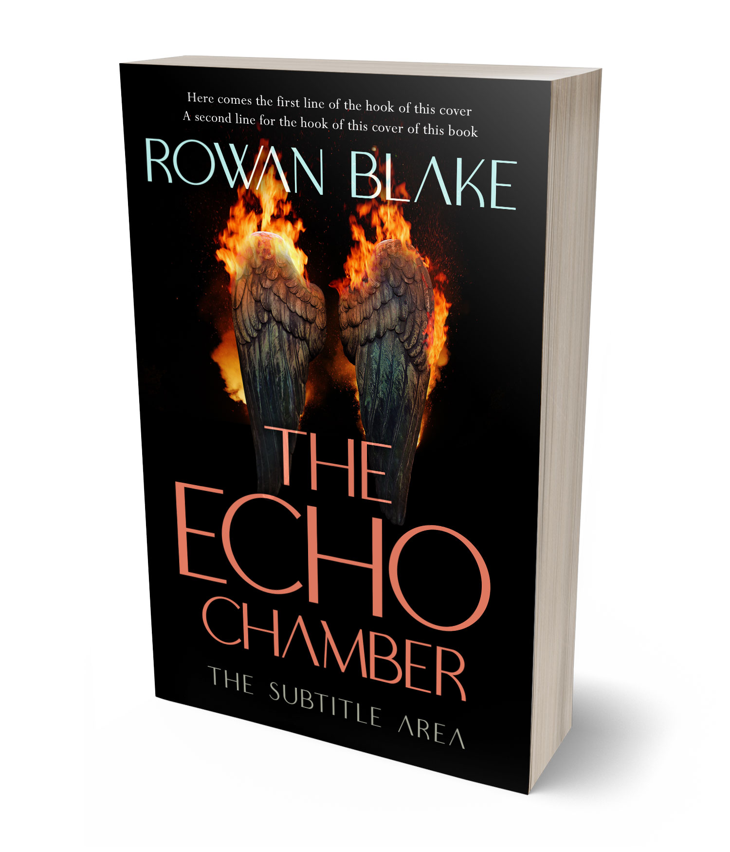 3D view of Premade Paranormal & Urban Book Cover - Japonica #37136 | BookCoverZone*