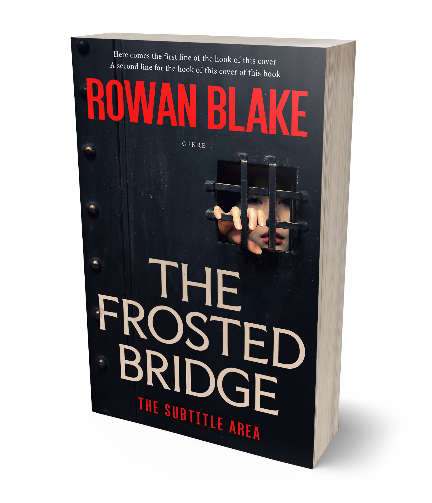 3D view of Premade Mystery & Thriller & Suspense Book Cover - Vulcan #37180 | BookCoverZone