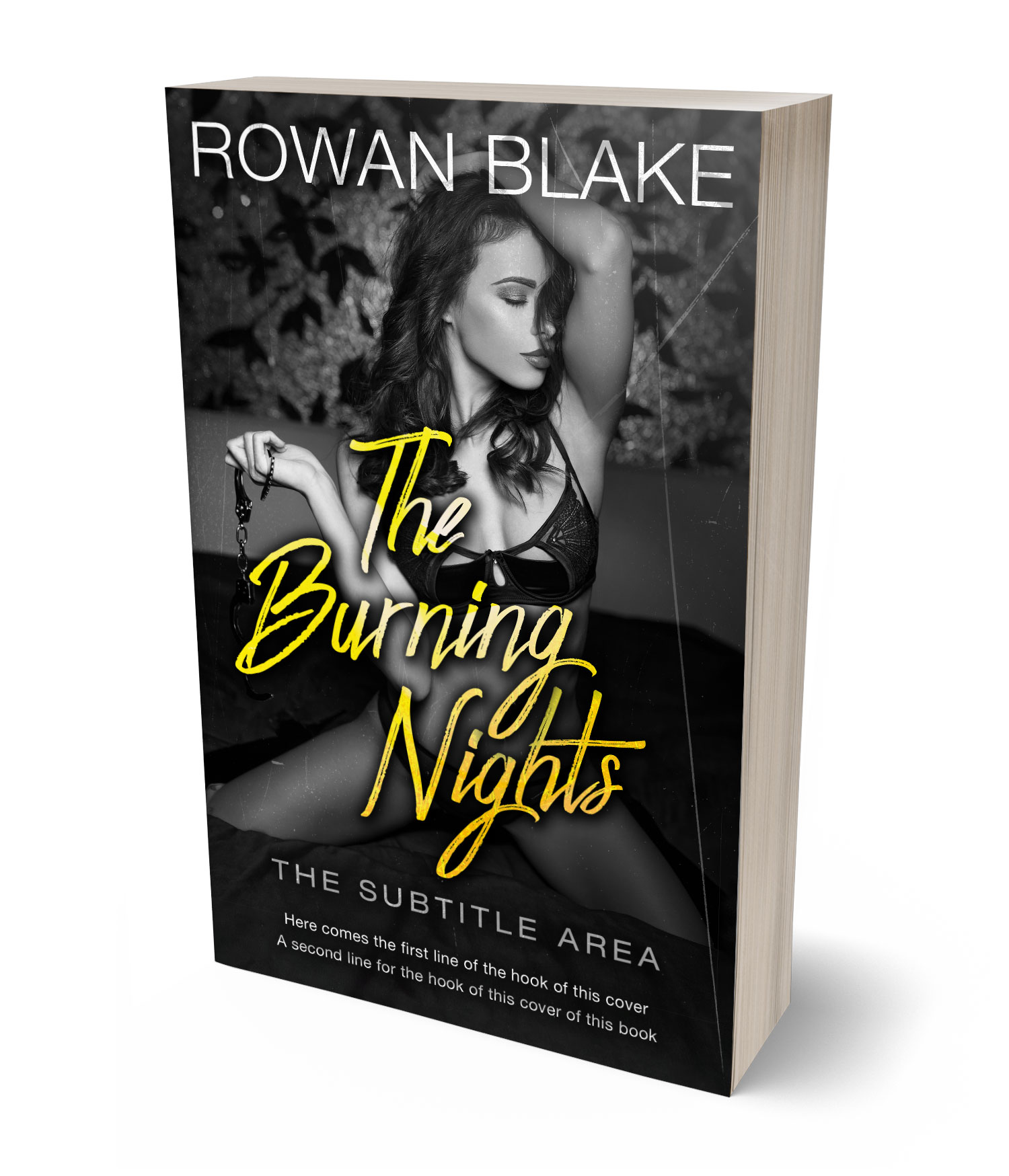 3D view of Premade Erotica Book Cover - Cod Gray #37200 | BookCoverZone*