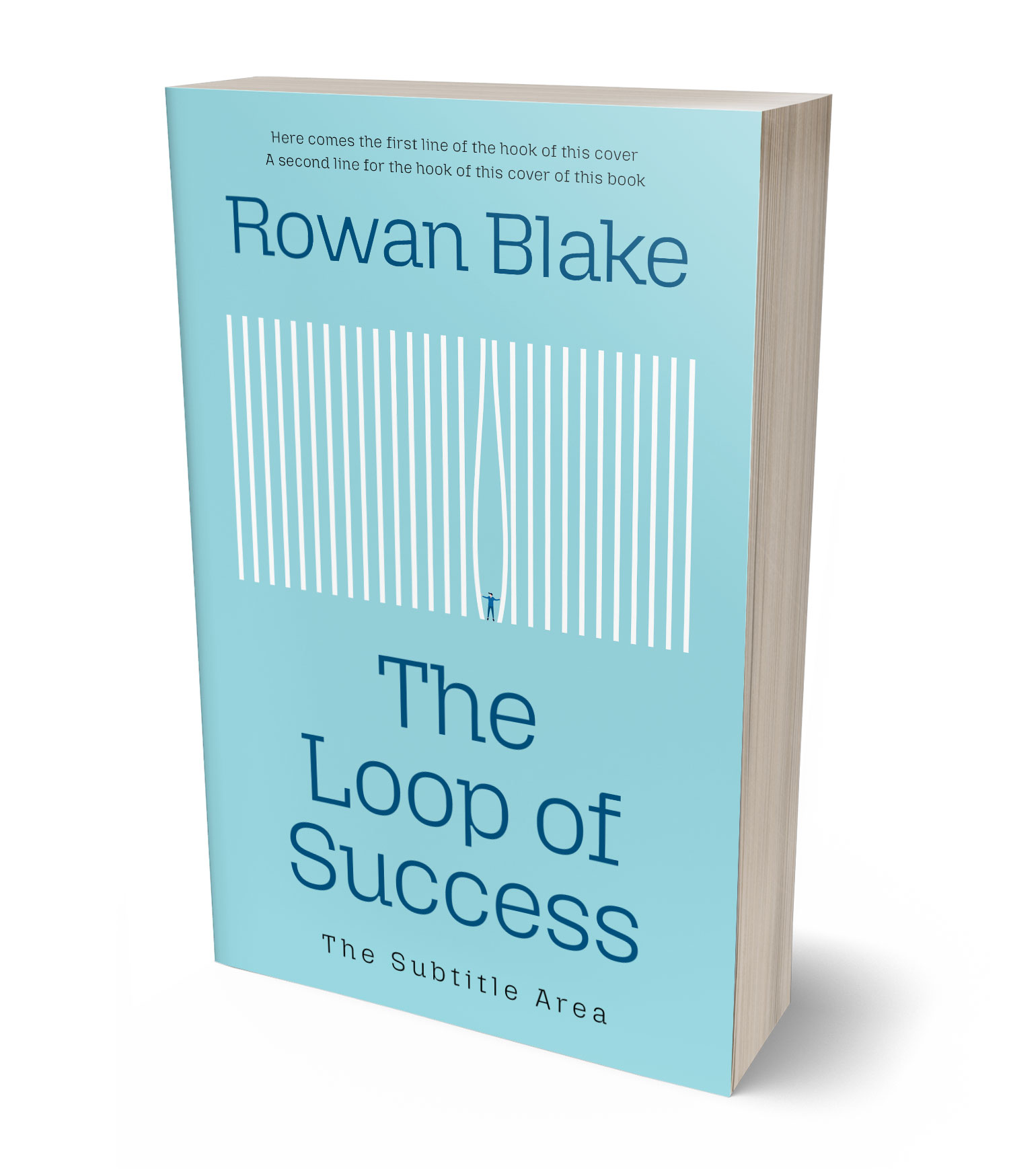3D view of Premade Business Book Cover - Morning Glory #37237 | BookCoverZone*