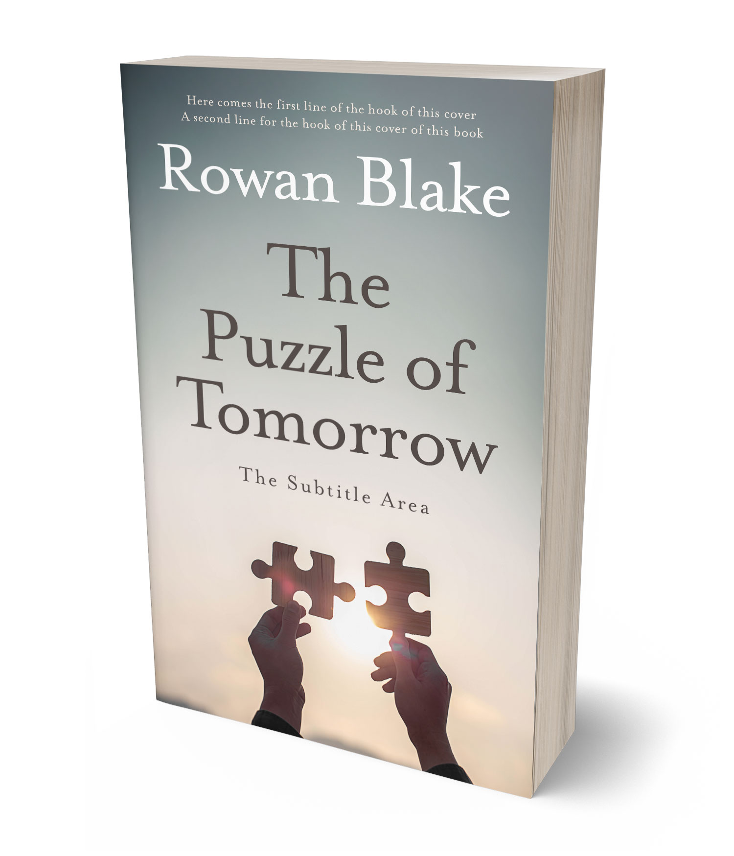 3D view of Premade Self-Improvement & Self-Help Book Cover - Swirl #37242 | BookCoverZone*
