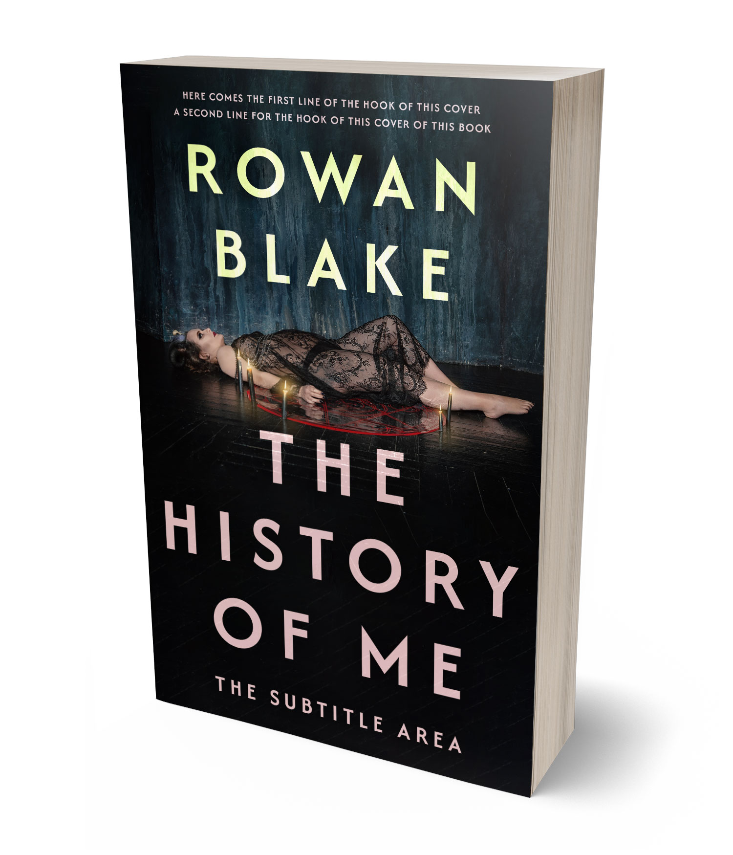3D view of Premade  Book Cover - Bunker #37268 | BookCoverZone