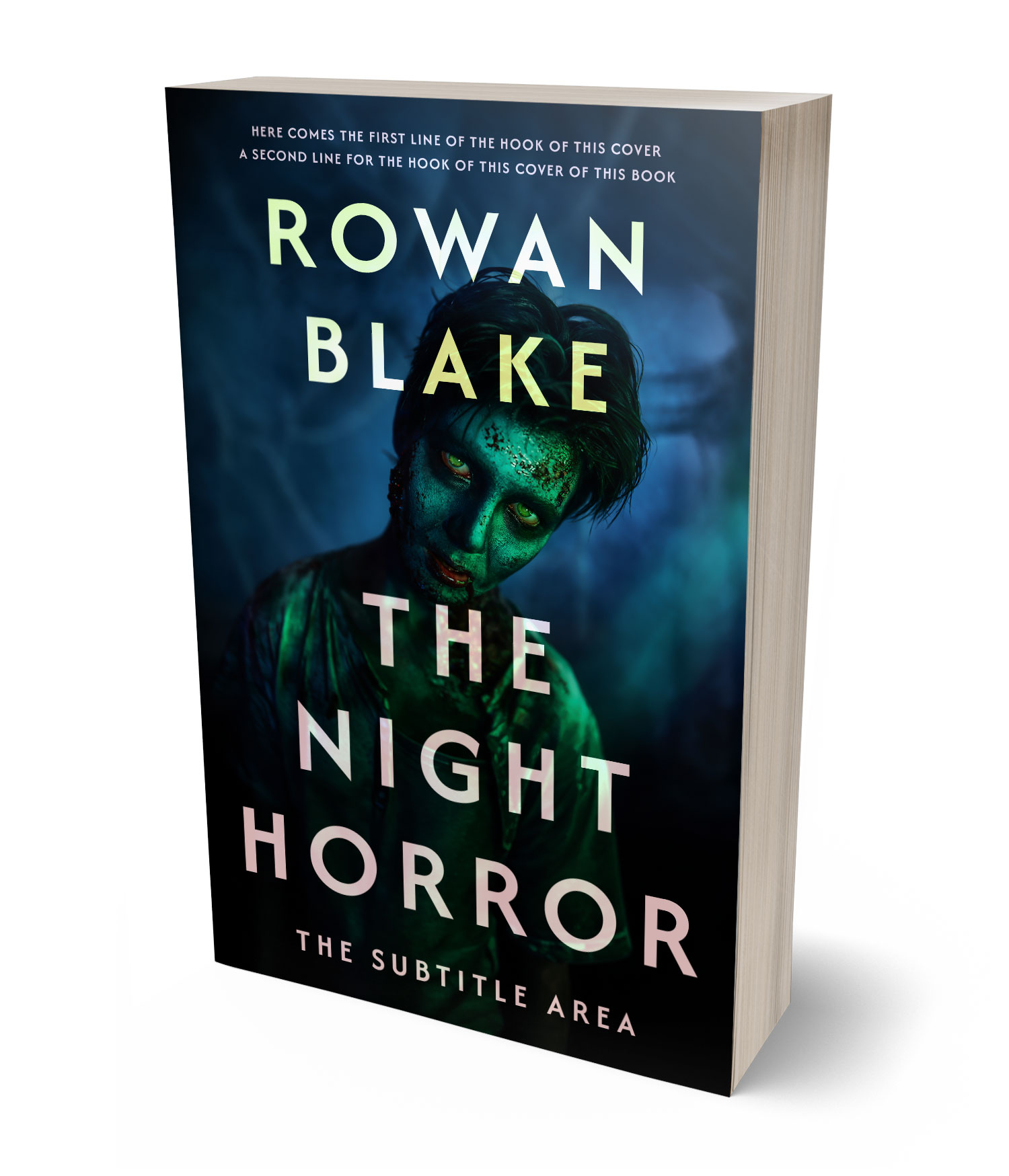 3D view of Premade  Book Cover - Black Pearl #37270 | BookCoverZone