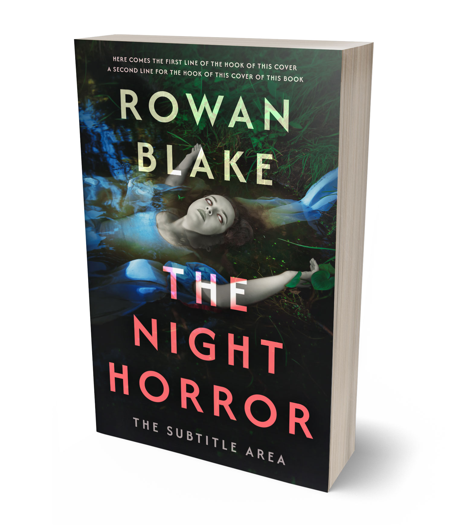 3D view of Premade  Book Cover - Outer Space #37273 | BookCoverZone