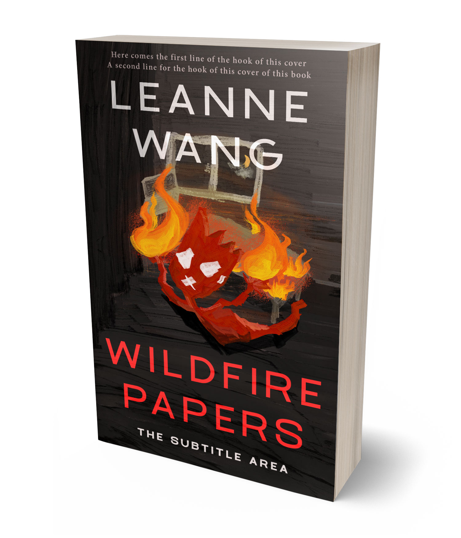 3D view of Premade Politics & Law & Society Book Cover - Cocoa Brown #37282 | BookCoverZone