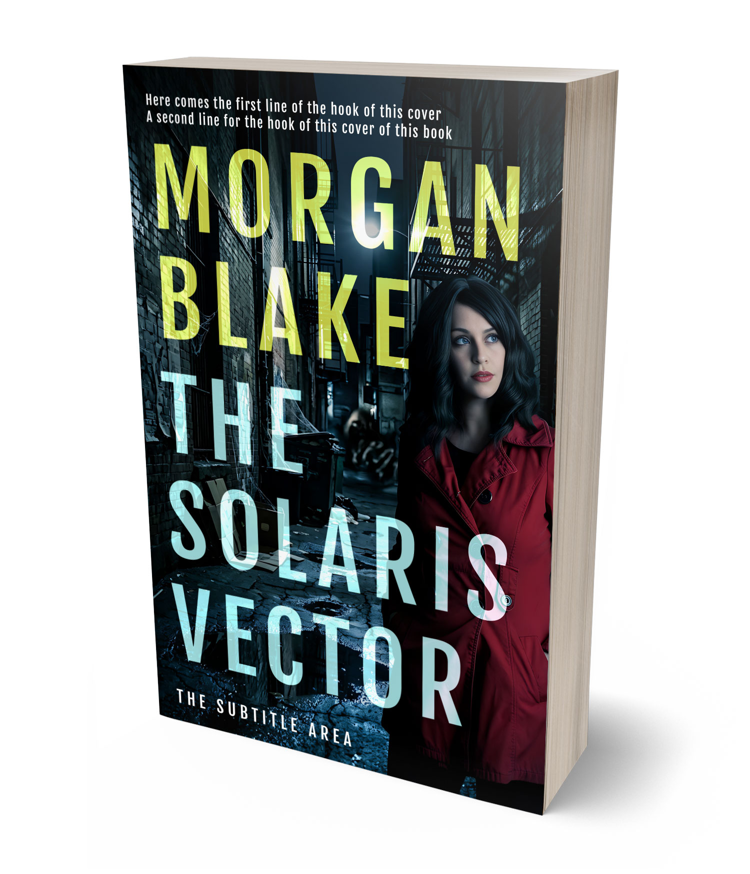 3D view of Premade Mystery & Thriller & Suspense Book Cover - Sprout #37301 | BookCoverZone