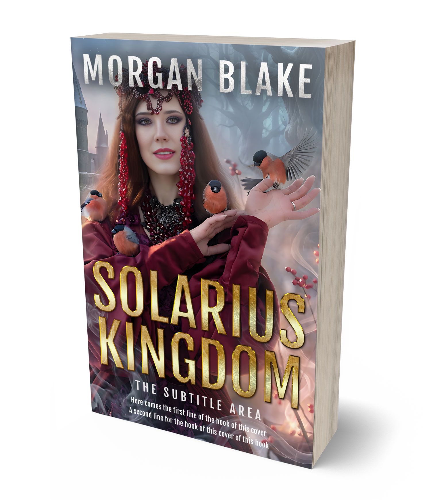 3D view of Premade Fantasy Book Cover - Matterhorn #37315 | BookCoverZone