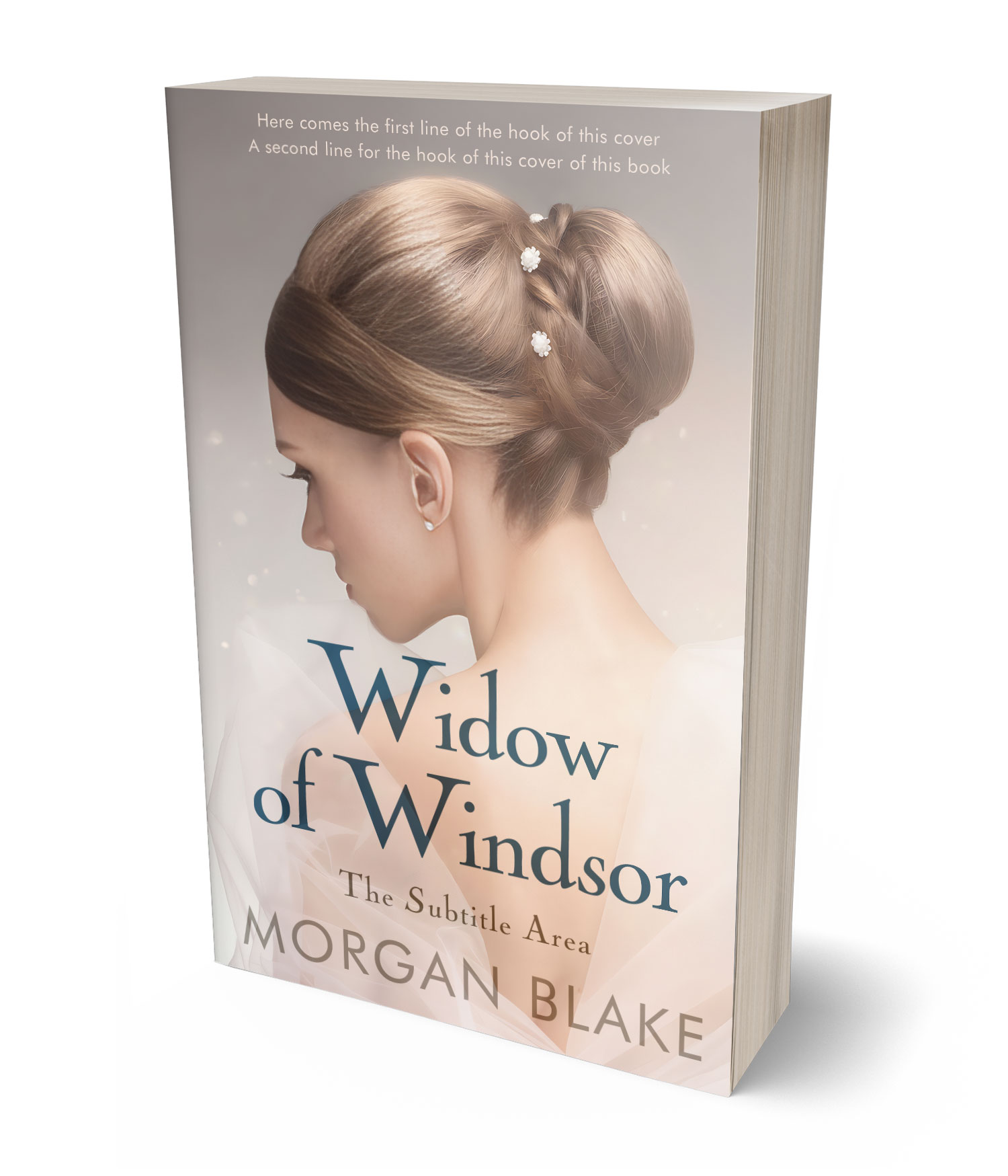 3D view of Premade Royal Romance Book Cover - Wafer #37339 | BookCoverZone*