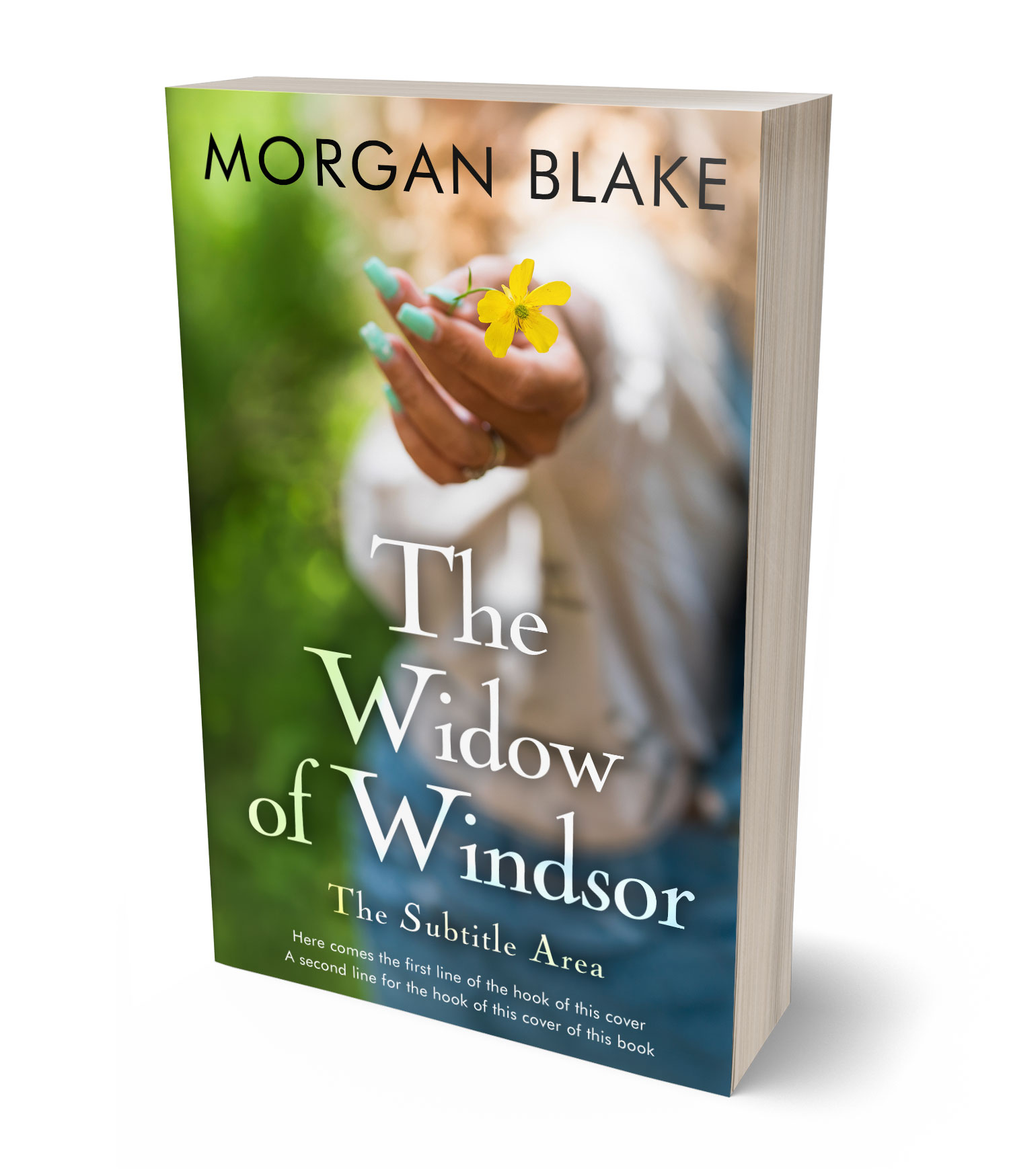 3D view of Premade Romance Book Cover - Tom Thumb #37351 | BookCoverZone