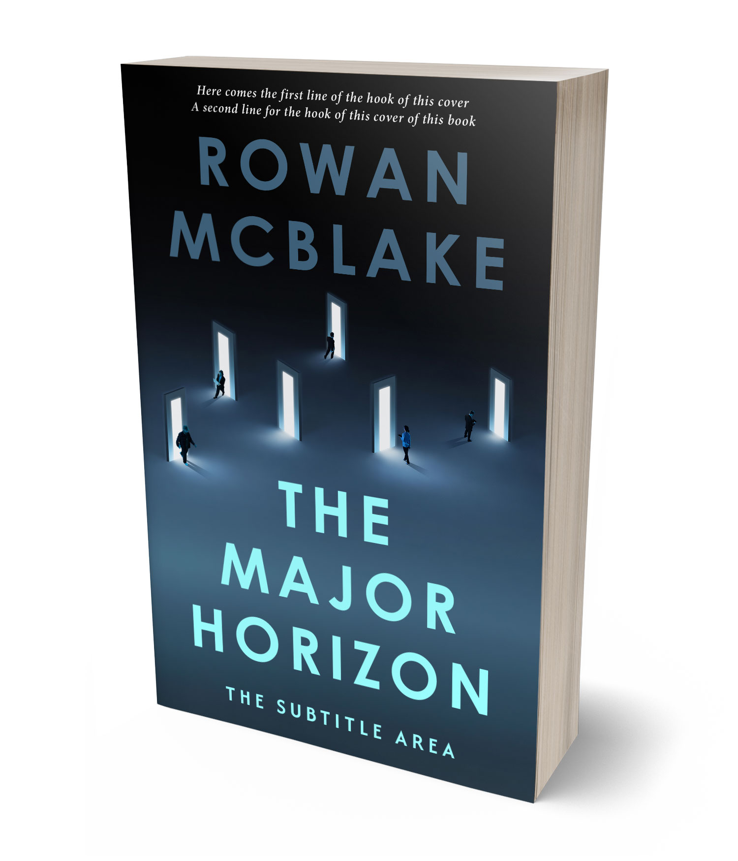 3D view of Premade Business Book Cover - Mirage #37367 | BookCoverZone