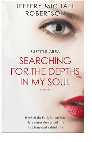 Pre Made Book Cover White Linen