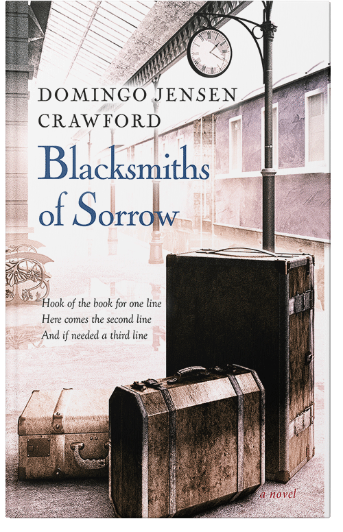 Front view of Premade Travel Book Cover - Rangoon Green