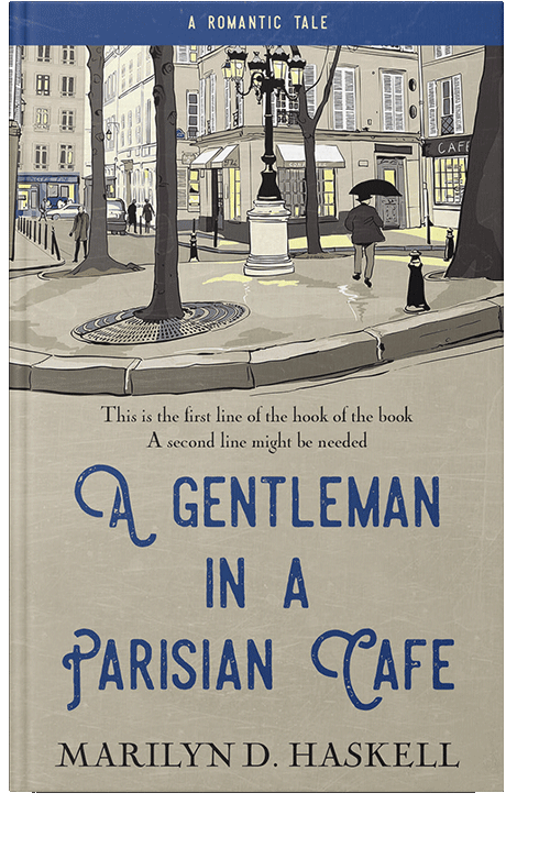 Front view of Foggy Gray #52 - Premade Travel Book Cover