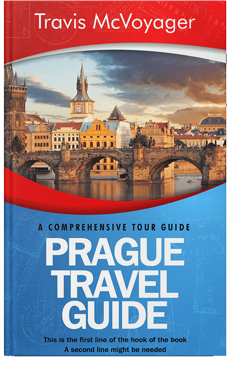 Front view of Steel Blue #84 - Premade Travel Book Cover