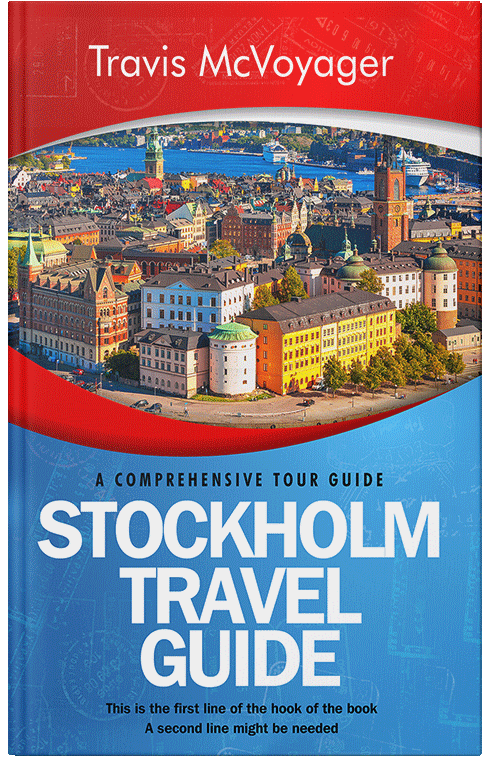 Front view of Red Damask #089 - Premade Travel Book Cover