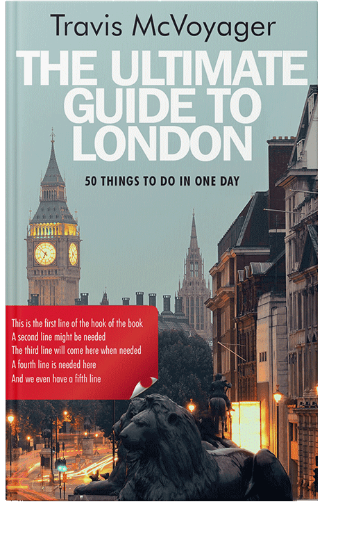 Front view of Edward #102 - Premade Travel Book Cover