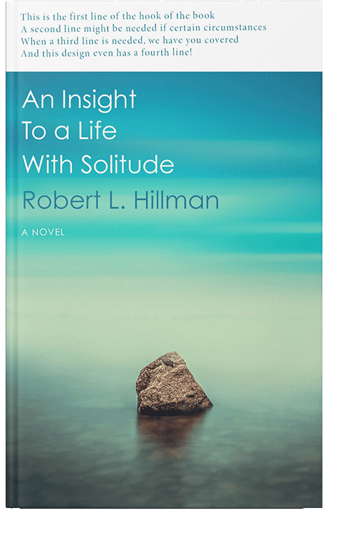 Front view of Keppel #112 - Premade Poetry Book Cover