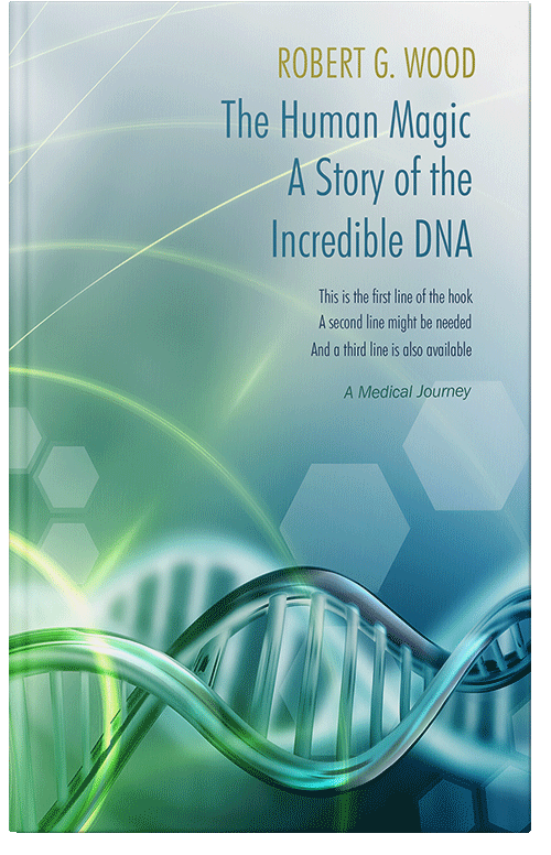 Front view of Shadow Green #119 - Premade Medical Book Cover