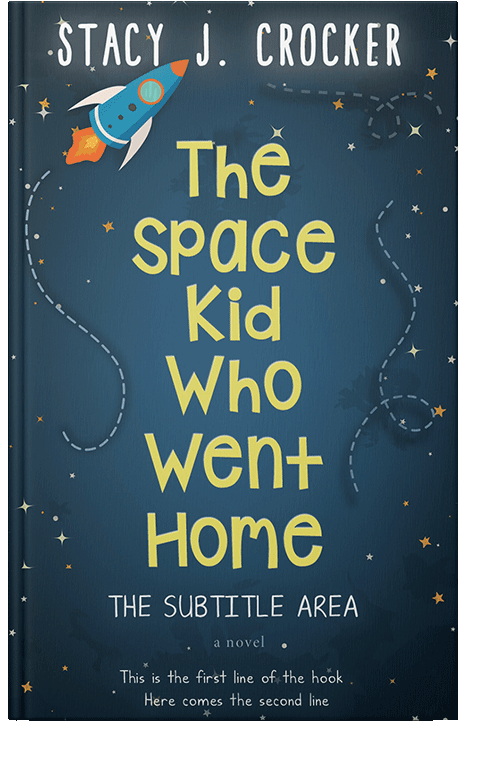 Front view of Lola #124 - Premade Children's Book Cover