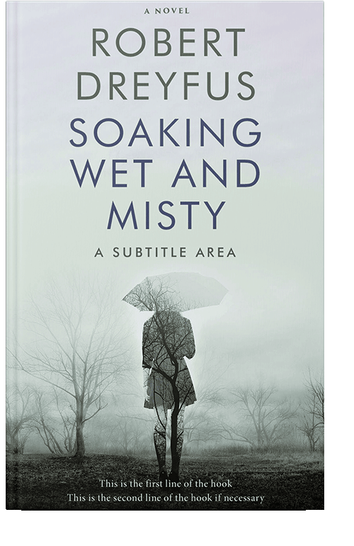 Front view of Geyser #135 - Premade Poetry Book Cover