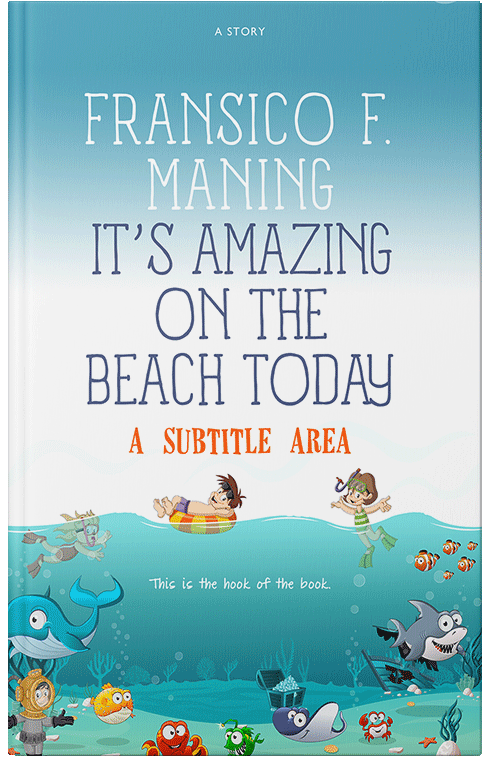 Front view of Premade Nature Book Cover - Pelorous