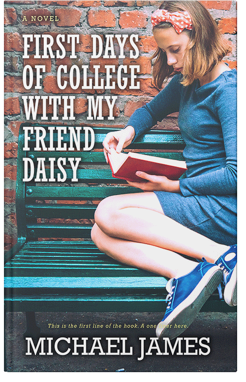 Front view of Premade Teen & Young Adult Book Cover - Limed Spruce