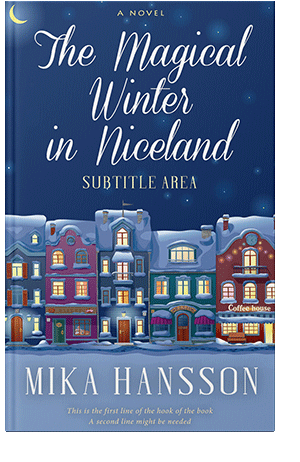 Pre Made Book Cover Cadet Blue