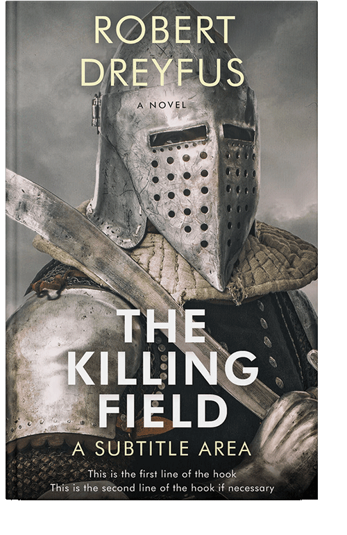 Front view of Fuscous Gray #172 - Premade Historical Book Cover