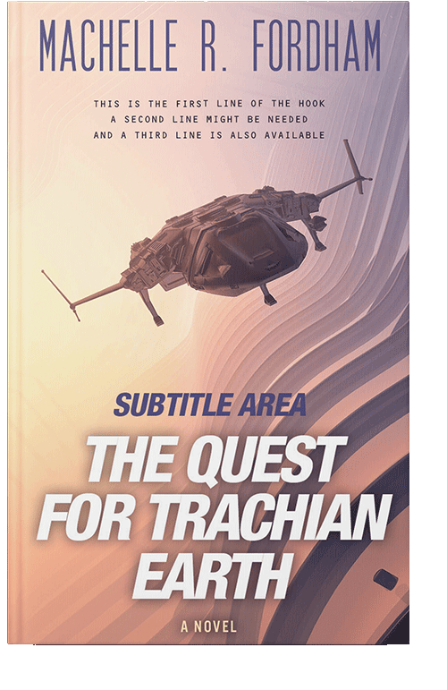 Front view of Rose Fog #186 - Premade Science Fiction Book Cover