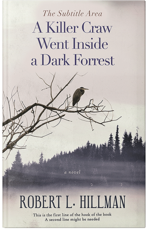 Front view of Premade Horror Book Cover - Pearl Bush