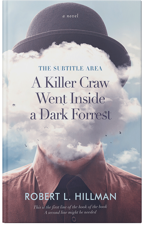 Front view of Mischka #190 - Premade Abstract Book Cover